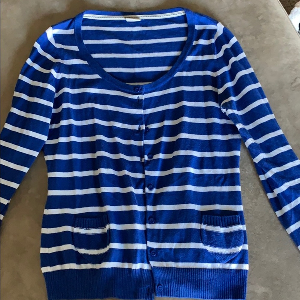 Striped cardigan